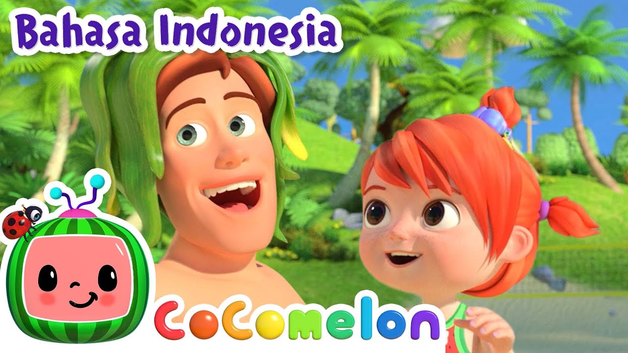 Bermain di Pantai dengan Ayah | CoComelon Bahasa Indonesia - Lagu Anak Anak