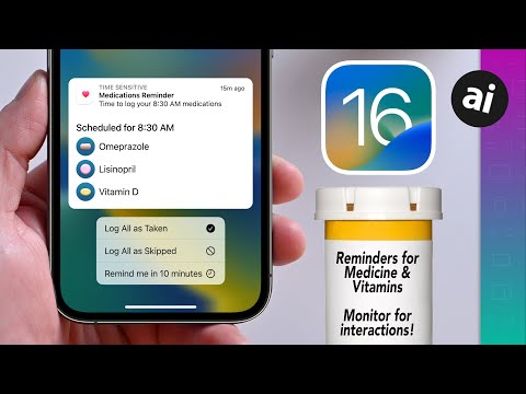 How To Track Medications with iOS 16 & Apple Watch