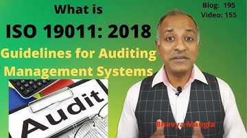 ISO 19011: 2018 - Guidelines for Auditing Management Systems | Bhavya Mangla | ENGLISH #iso9001