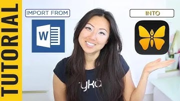 TUTORIAL How to import Word documents into Ulysses