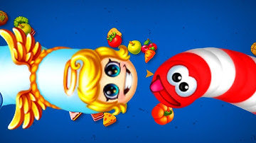 WORM ZONE IO BEST GAMEPLAY / BIG MONSTER SNAKE WORMS ZONE IO | HUNGARY SNAKE #wormzone #wormszone