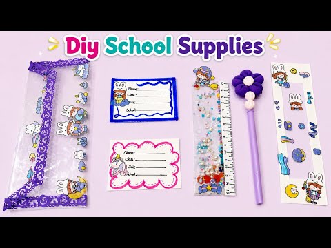 Diy School Supplies / Homemade stationery things/craft tamil