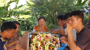 muam kab ziag tuav kos taw qaib rau peb noj ma qab kawg li