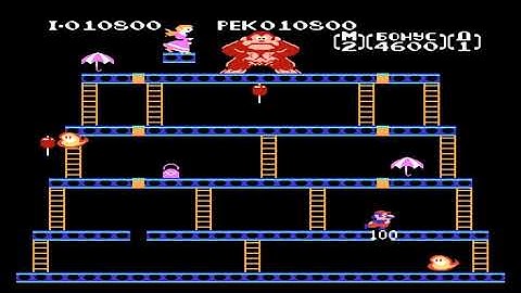 Donkey Kong Game B (Донки Конг Игра Б) - Прохождение / Денди, Dendy, Nes