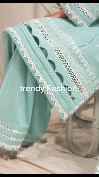 New Chaak & Daman Design 2025 For Summer Dresses Kurti SideChalk   Daman Design| Dress Design 2025