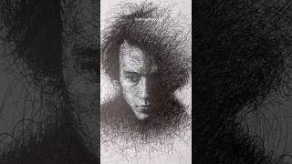 Freehand Drawing || Portrait || Scribble Art ||#art #drawing #portrait #freehanddrawing #scribbleart
