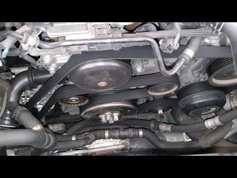 Mercedes OM651 engine - How to replace serpentine belt, tensioner and pulleys - Detailed guide