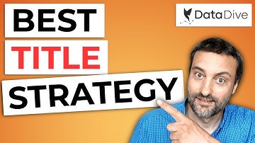How to Include Keywords That Drive Sales In Amazon FBA Product Titles - Data Dive Tutorial