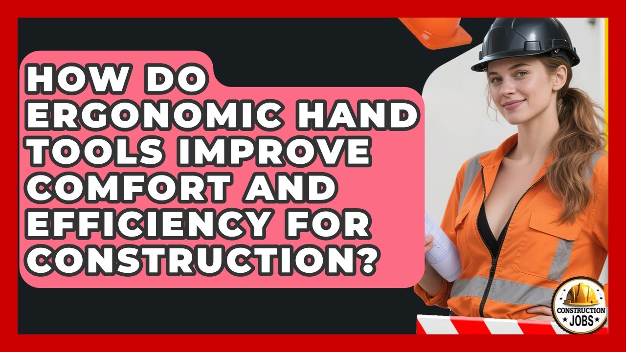 How Do Ergonomic Hand Tools Improve Comfort And Efficiency For Construction? - Construction Jobs