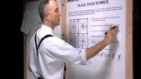 RETRO Video!  2013 TV Segment: "Place Your Number" - Part 2