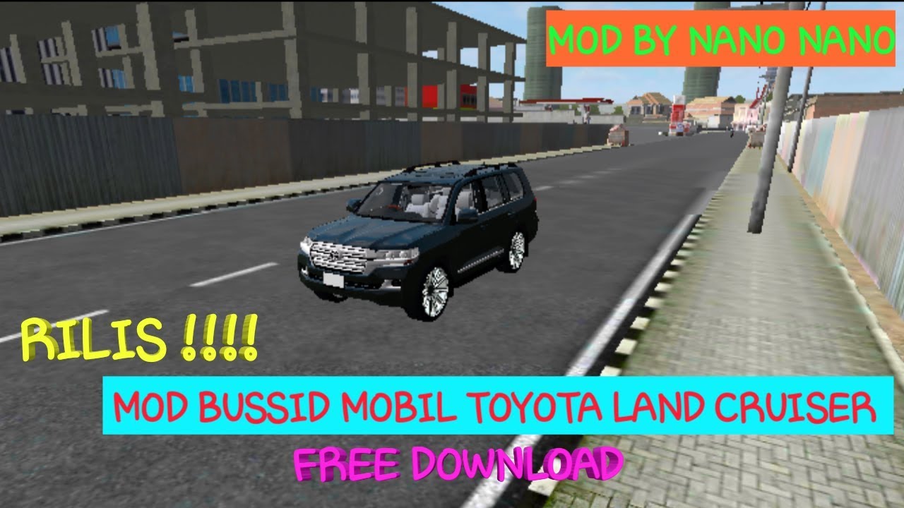  MOD  BUSSID  TERBARU MOBIL  TOYOTA  LAND CRUISER YouTube