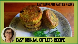 Easy Brinjal Cutlet Recipe/Better than meat/ Easy Eggplant Patties Recipe