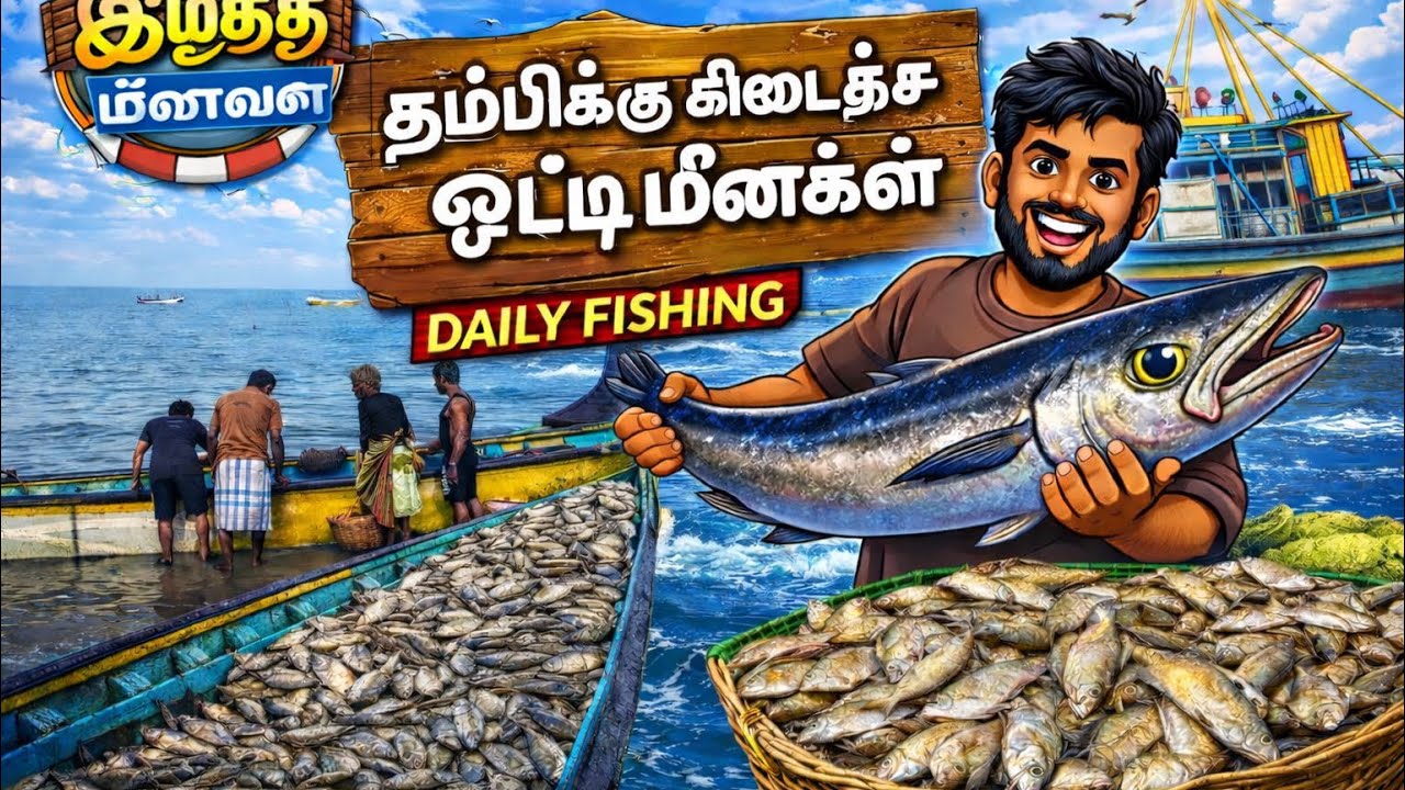 தம்பிக்கு கிடைத்த மீன்கள் 🐟🐠