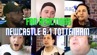 Fan Reactions Newcastle Utd 6-1 Tottenham | Fan Reactions