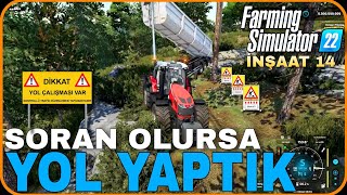 GALİBA MALZEMELERİ KARIŞTIRDIK | YANLIŞLIKLA BETON DÖKMÜŞ OLABİLİRİZ | Farming Simulator 22