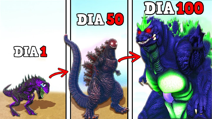 SOBREVIVI COMO GODZILLA CORRUPTO 100 DIAS NO ARK! EVOLUÍ PARA O KAIJU REI DOS MONSTROS E DINOSSAUROS