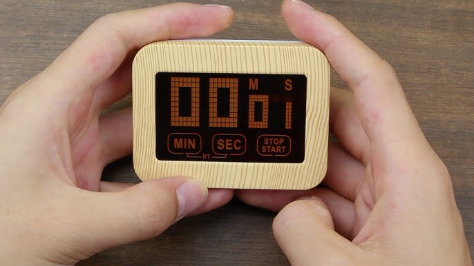 Wrenwane Timer (Upgraded), No Frills, Simple Operation, Big Digits, Loud  Alarm