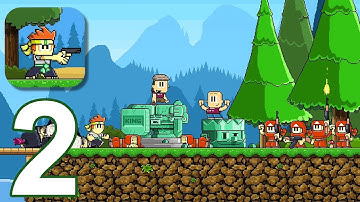 Dan the Man: Action Platformer - Gameplay Walkthrough part 2 - Stage 8: Level 1-1 (iOS,Android)