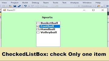 VB.net| How to check only one item in checkedlistbox