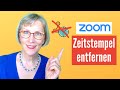 Zoom Meeting aufnehmen - ohne/mit Datum &amp; Zeit