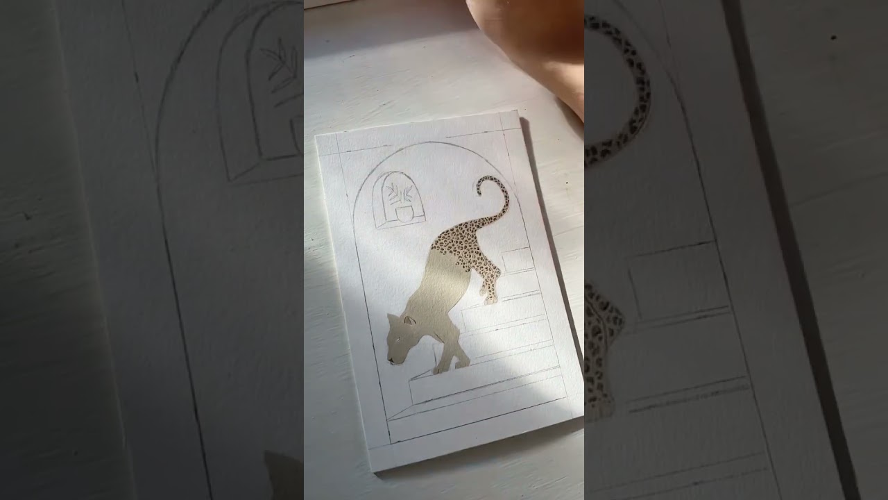 Leopard print painting 🐆 