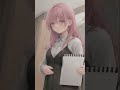 [I got out of the graffiti♪] A girl standing on the beach where the sun sets♪