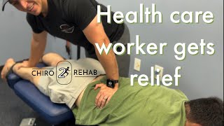 Satisfying cracks for healthcare worker