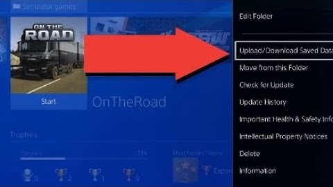 Upload/Download saved data online storage video PS4