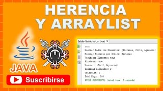 Herencia y ArrayList NetBeans