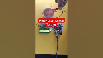Water Level Sensor Testing #arduino #shorts #ytshorts #shortvideo