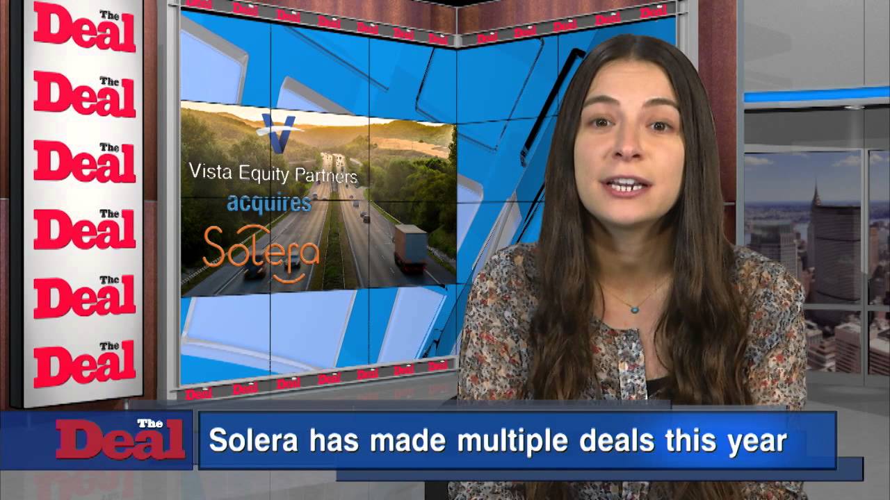 Vista Equity Partners and Several Other Investors Will Pay .85 Per Share for Solera Vista Equity Partners and Several Other Investors Will Pay .85 Per Share for Solera