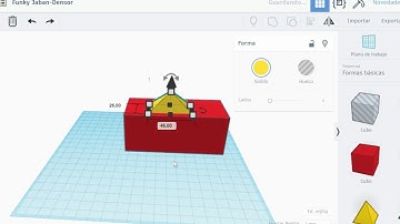 Tinkercad, grouping shapes, holes