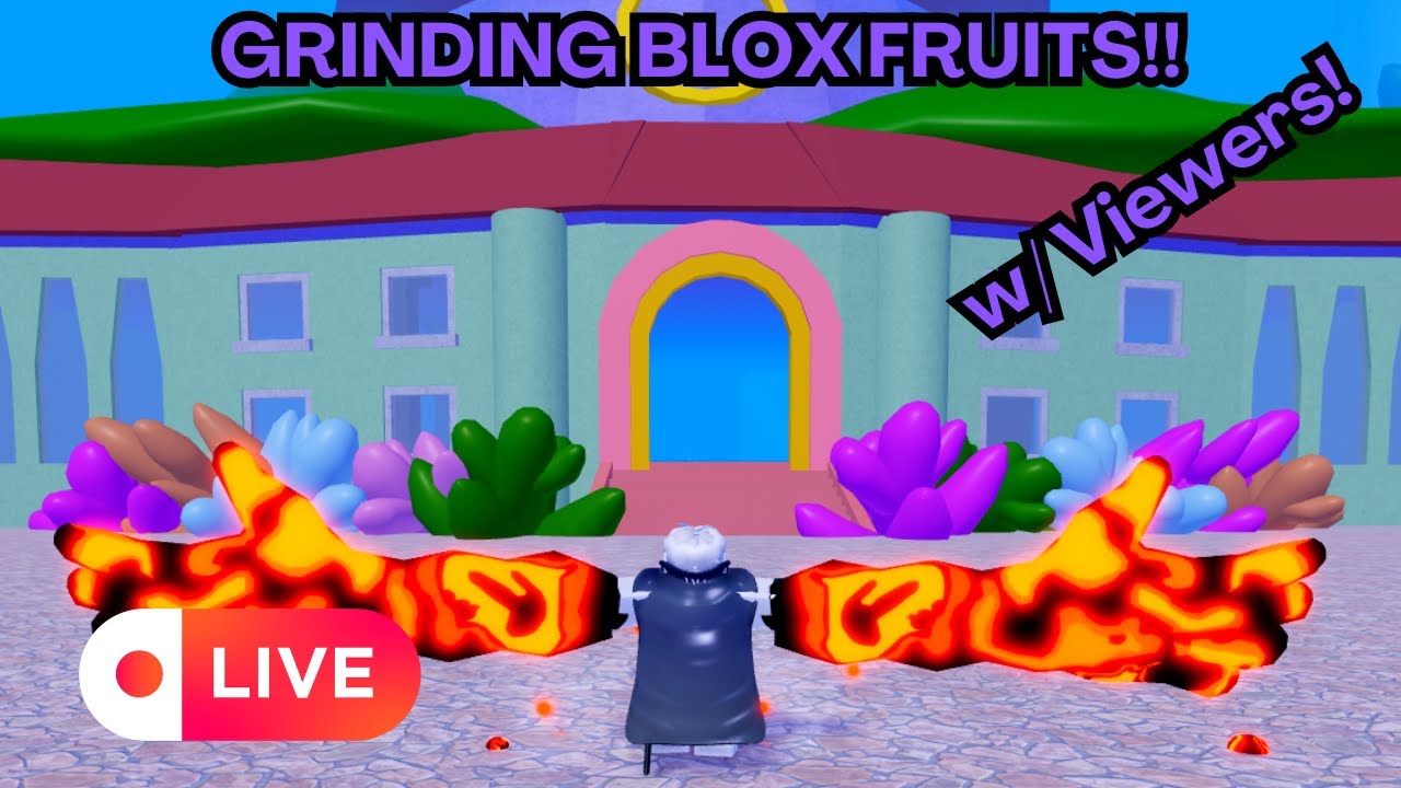 LIVE🔴 GRINDING ROBLOX BLOX FRUITS w/ Viewers! - YouTube