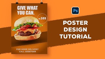 How To Design Fast Food Poster in Adobe Photoshop CC | Photoshop Poster Tutorial | Creative Designer