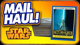 FINALLY! Vintage Star Wars Topps Cards ROTJ Series 2 - Mail Haul – EP 03