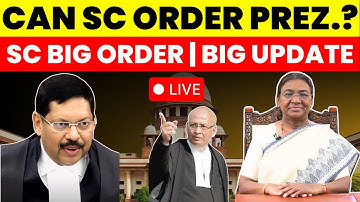CAN SC ORDER PRESIDENT OF INDIA? SC BIG ORDER TODAY | BIG UPDATE #supremecourtofindia #cjibrgavai
