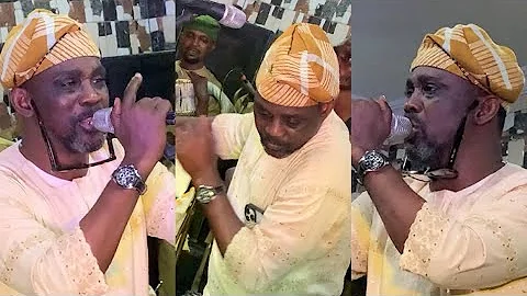 ALABI PASUMA ALWAYS ON STEEZ AS HE SHOW CASE HIS DANCING SKILL ON STAGE 