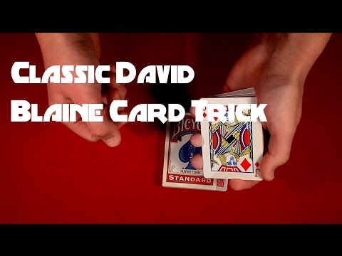 Classic David Blaine Card Trick REVEALED!