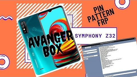 Symphony Z32 Screen Lock Pin Pattern Fingerprint Frp Lock Remove! NewG Mobile Services