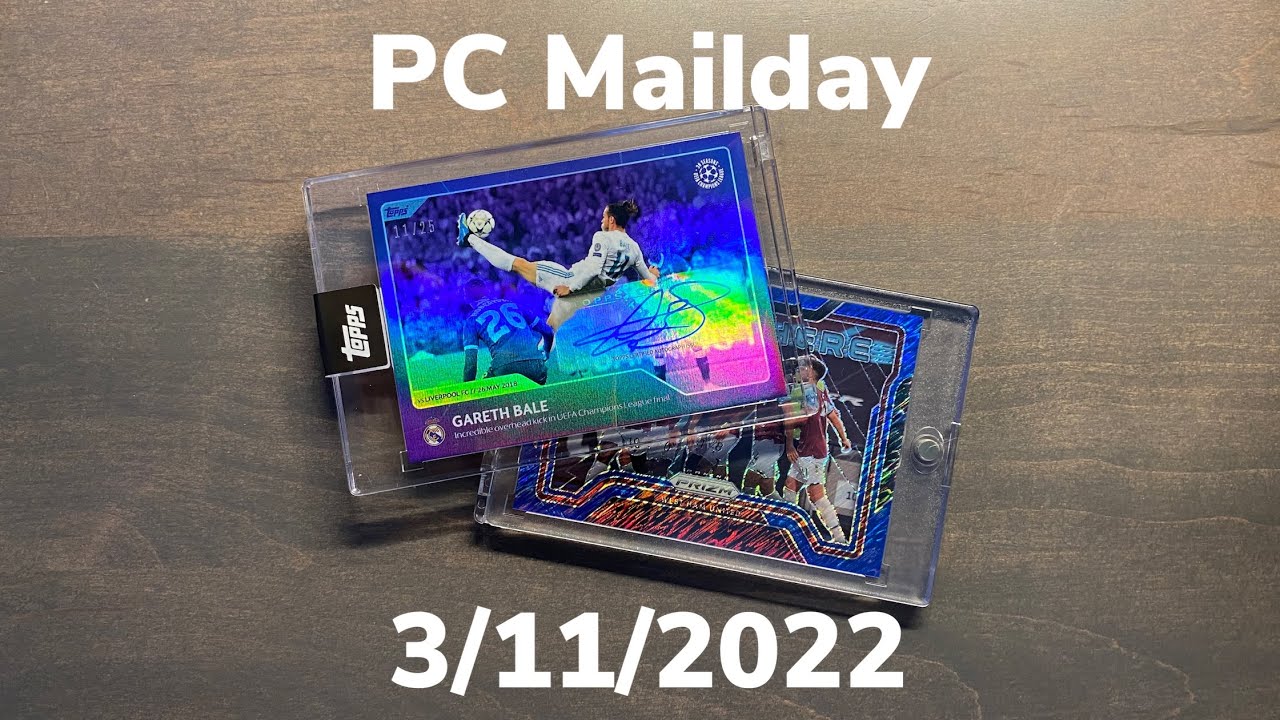2022 PC Mailday Unboxing #2 - Topps UCL 30 Seasons Bale Auto and a High End West Ham PC Card!