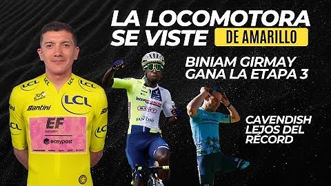 Resumen Etapa 3 | CARAPAZ hace historia | CAVENDISH MAL | Girmay Gana Etapa | TOUR DE FRANCIA 2024