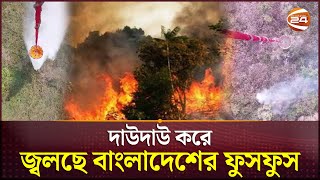 পুড়ছে বাংলাদেশের ফুসফুস, আগুন নেভাতে বিমানবাহিনীর চেষ্টা | Sundarban Fire | Channel 24