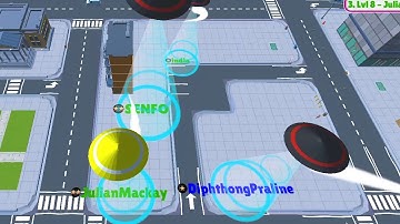 FLYUFO IO  ( Hole.io )  Map Control: 100.00% - Big Hole WORLD RECORD #7