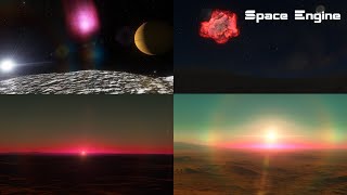 Fantastic Views In Ultra Graphics! Random Exploration In Space Engine #1