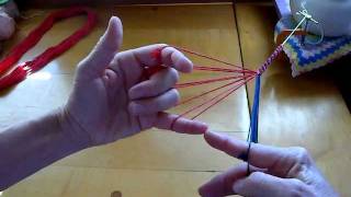 8-loopSpiral Braid, LEFT-handed, plus divided, plus unbraiding