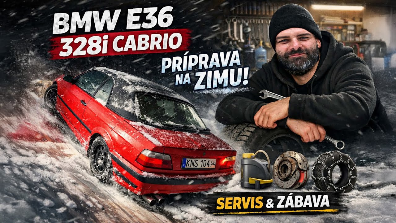 BMW E36 Cabrio ako WINTER CAR?! ❄️ Prvé úpravy & základný servis