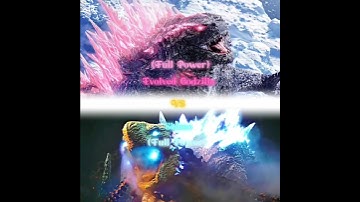 Evolved Godzilla vs shimo battle edit | Monsterverse