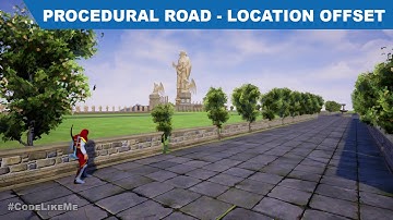 Advanced Procedural Roads - Location Offset - UE4 Tutorials #319