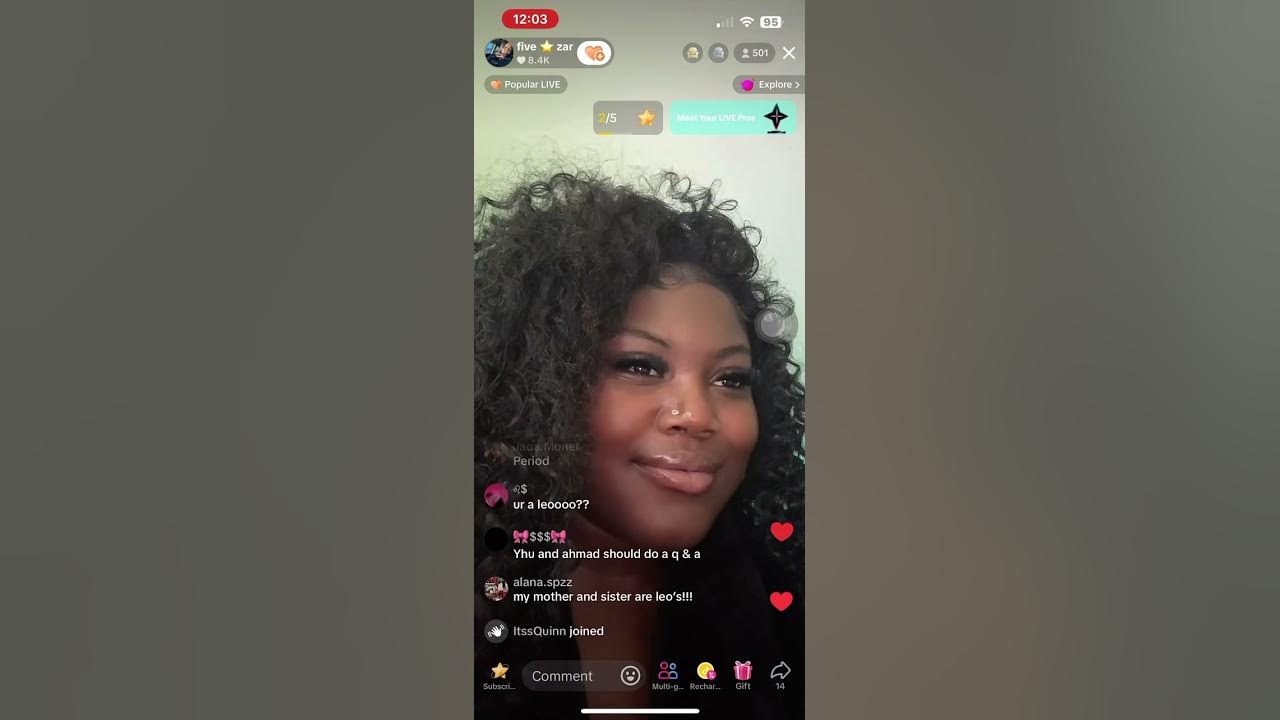 Zaria Imani TikTok live June 21, 2024 - YouTube