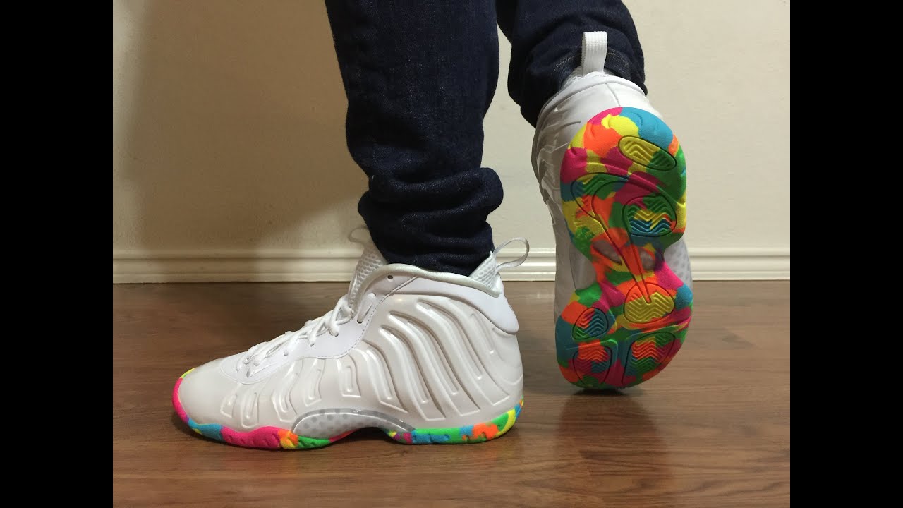 foamposite fruity pebbles white